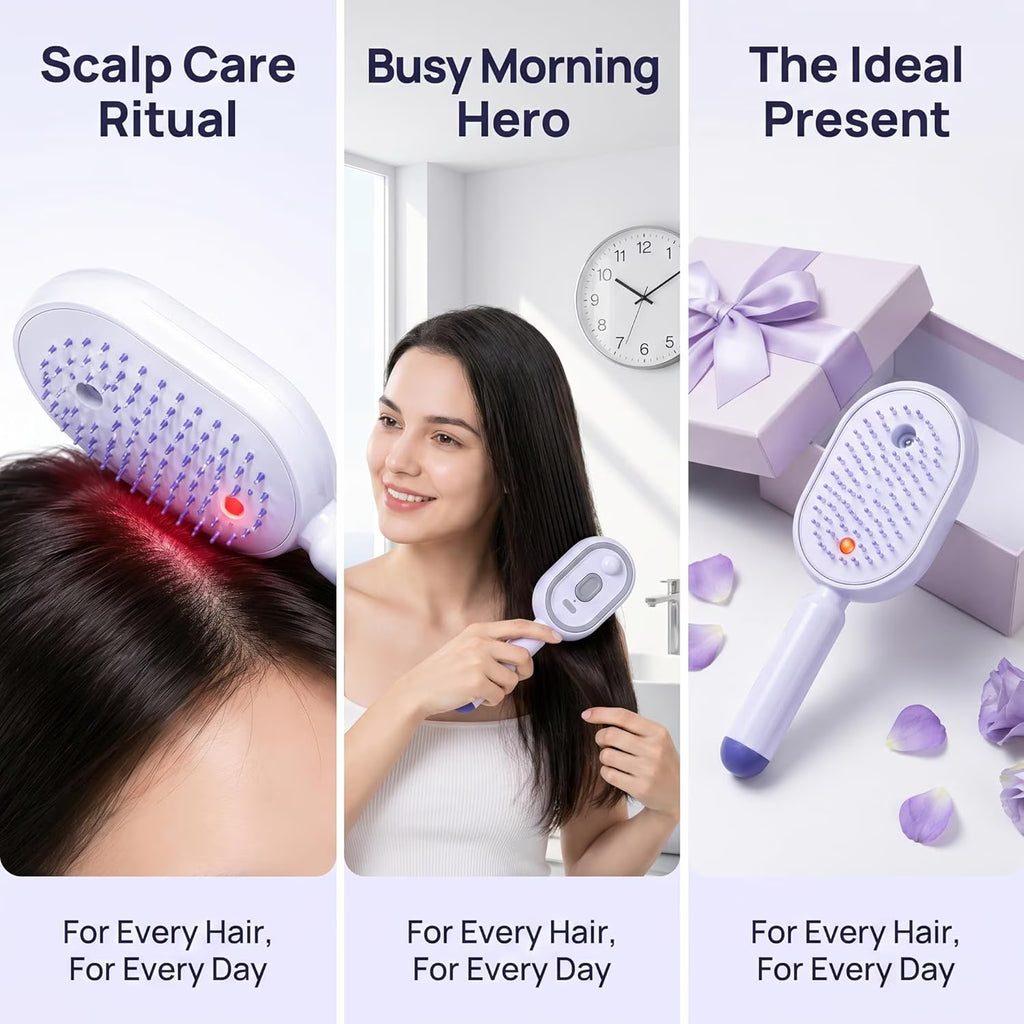 Electric Spray Retractable Air Cushion Comb