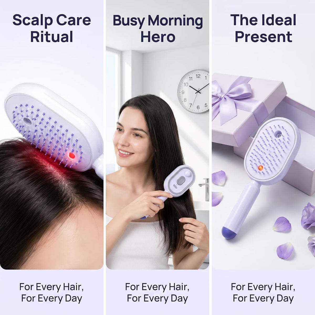 Electric Spray Retractable Air Cushion Comb