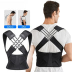 Adjustable posture corrector back support belt UAE