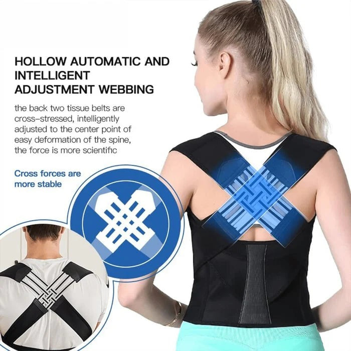 Adjustable posture corrector back support belt UAE