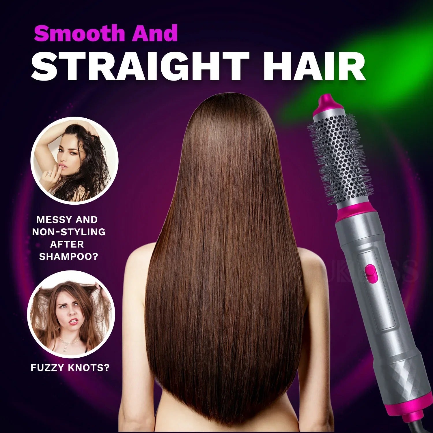 5 in 1 hot air hair dryer styling brush UAE