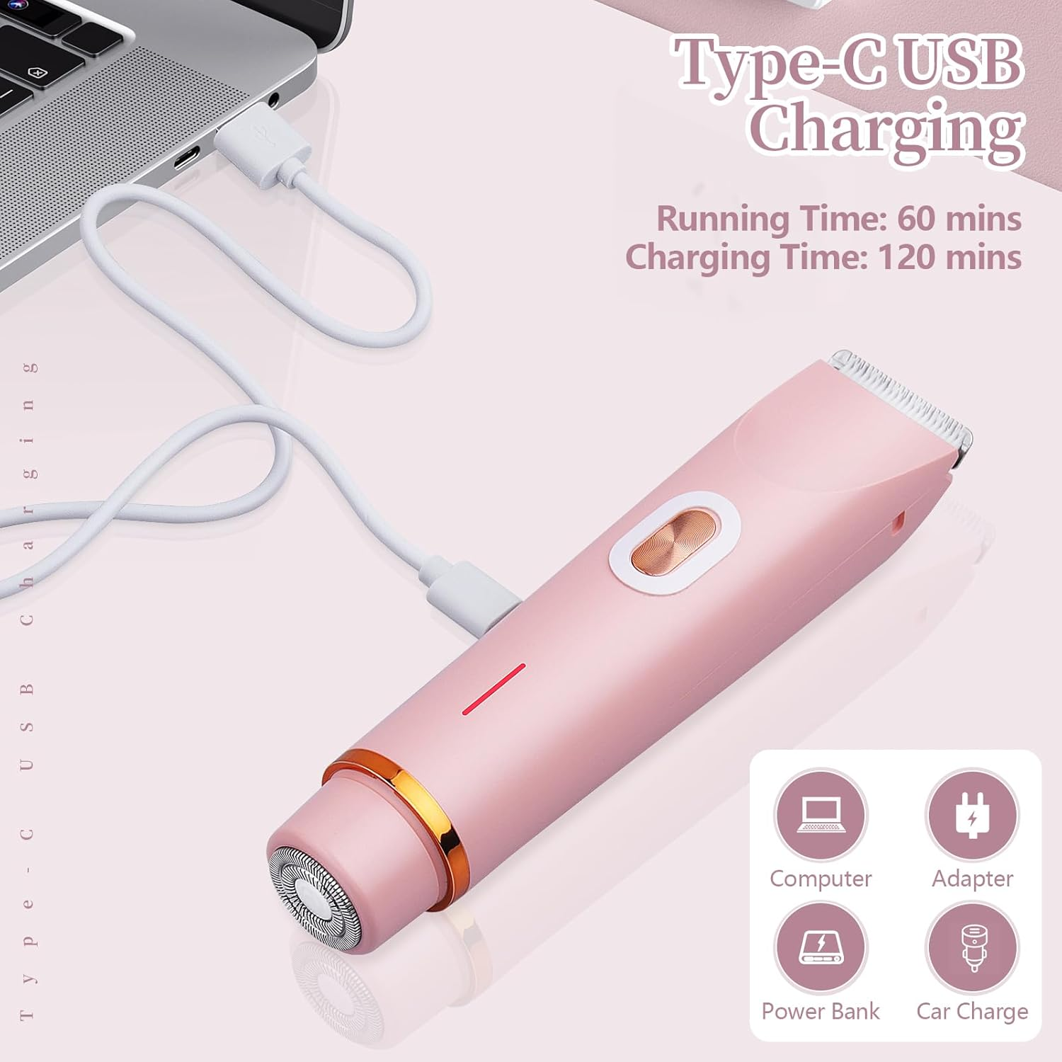 2 in 1 dual head electric shaver for women UAE

