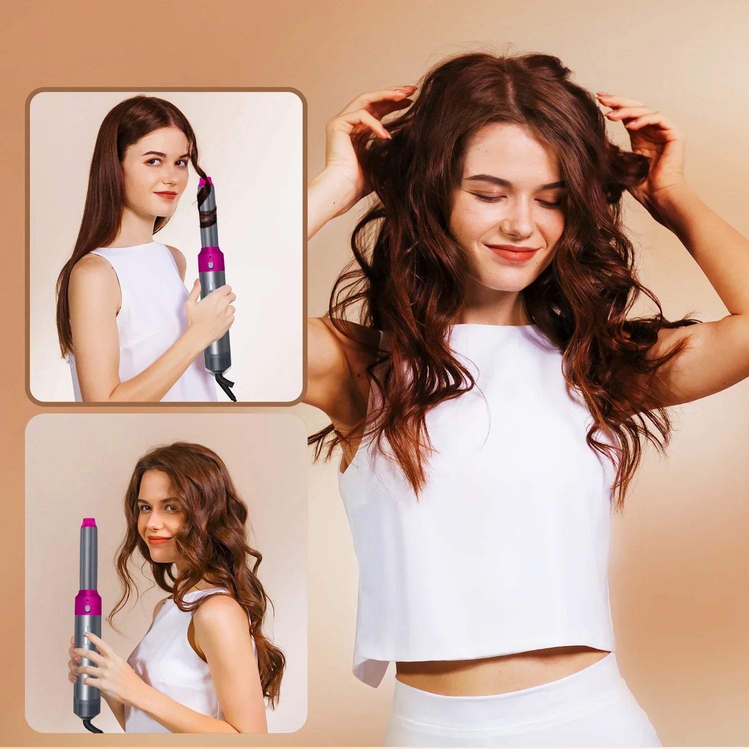 5 in 1 hot air hair dryer styling brush UAE