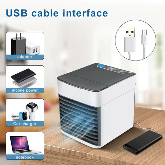 Portable mini air conditioner cooling fan for home office UAE