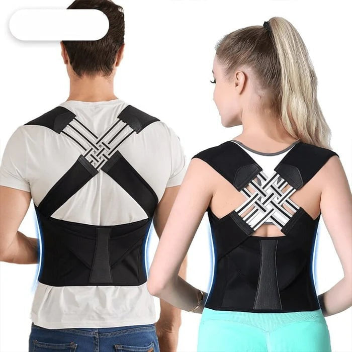 Adjustable posture corrector back support belt UAE